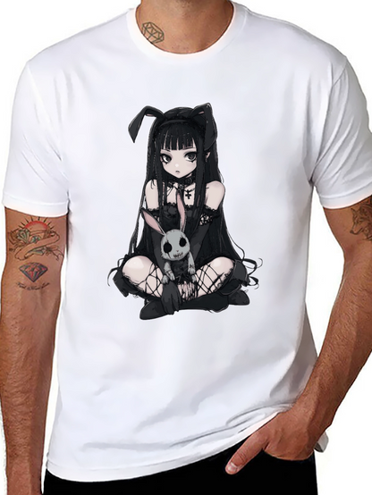 Gothic Anime Bunny Girl T-Shirt