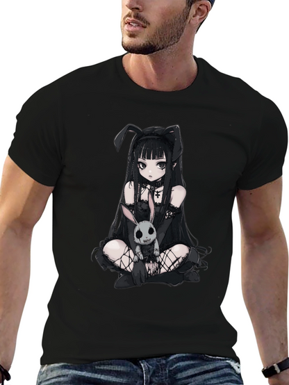 Gothic Anime Bunny Girl T-Shirt