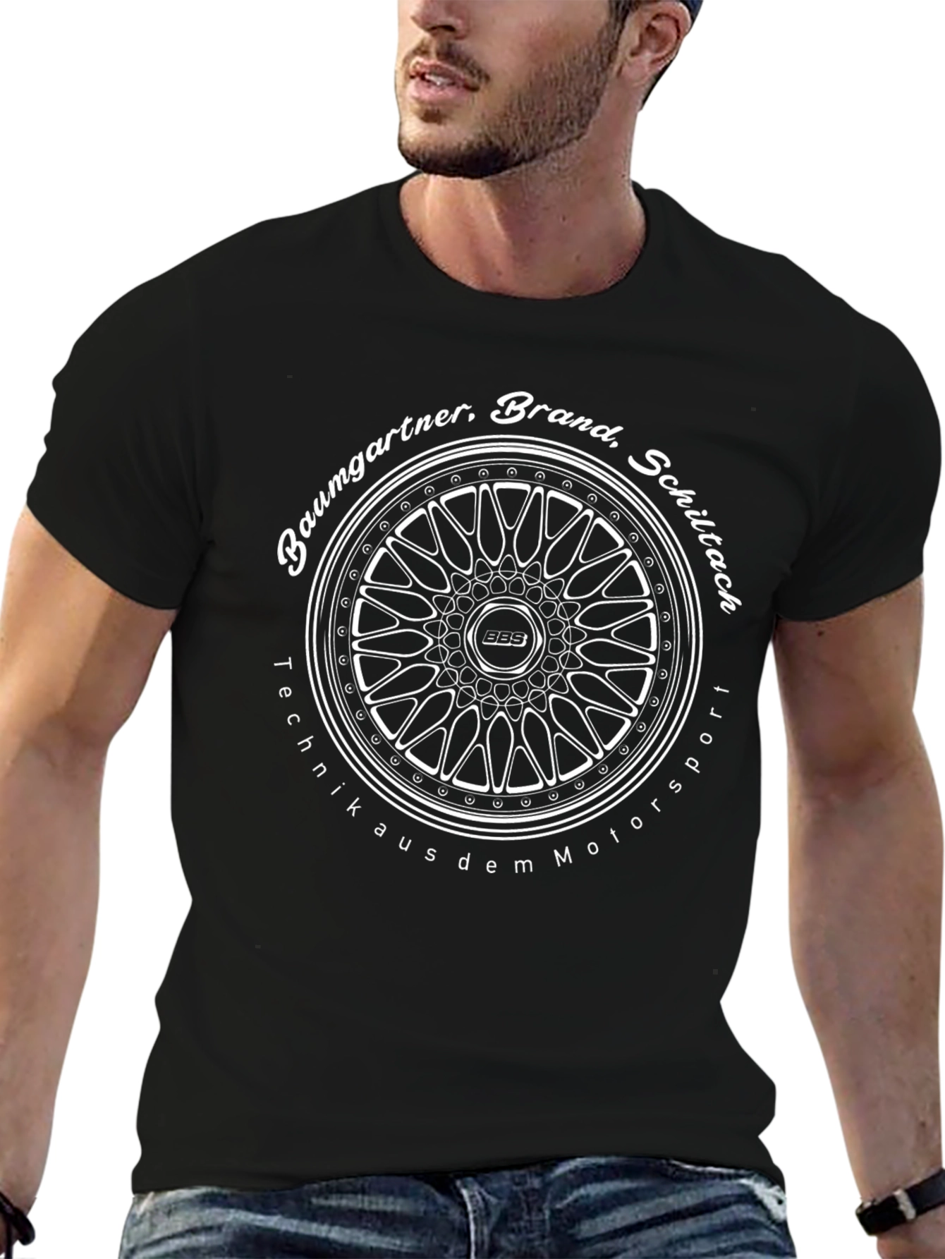 BBS Motorsport T-Shirt - Black Graphic Tee