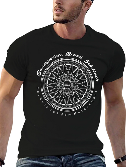 BBS Motorsport T-Shirt - Black Graphic Tee