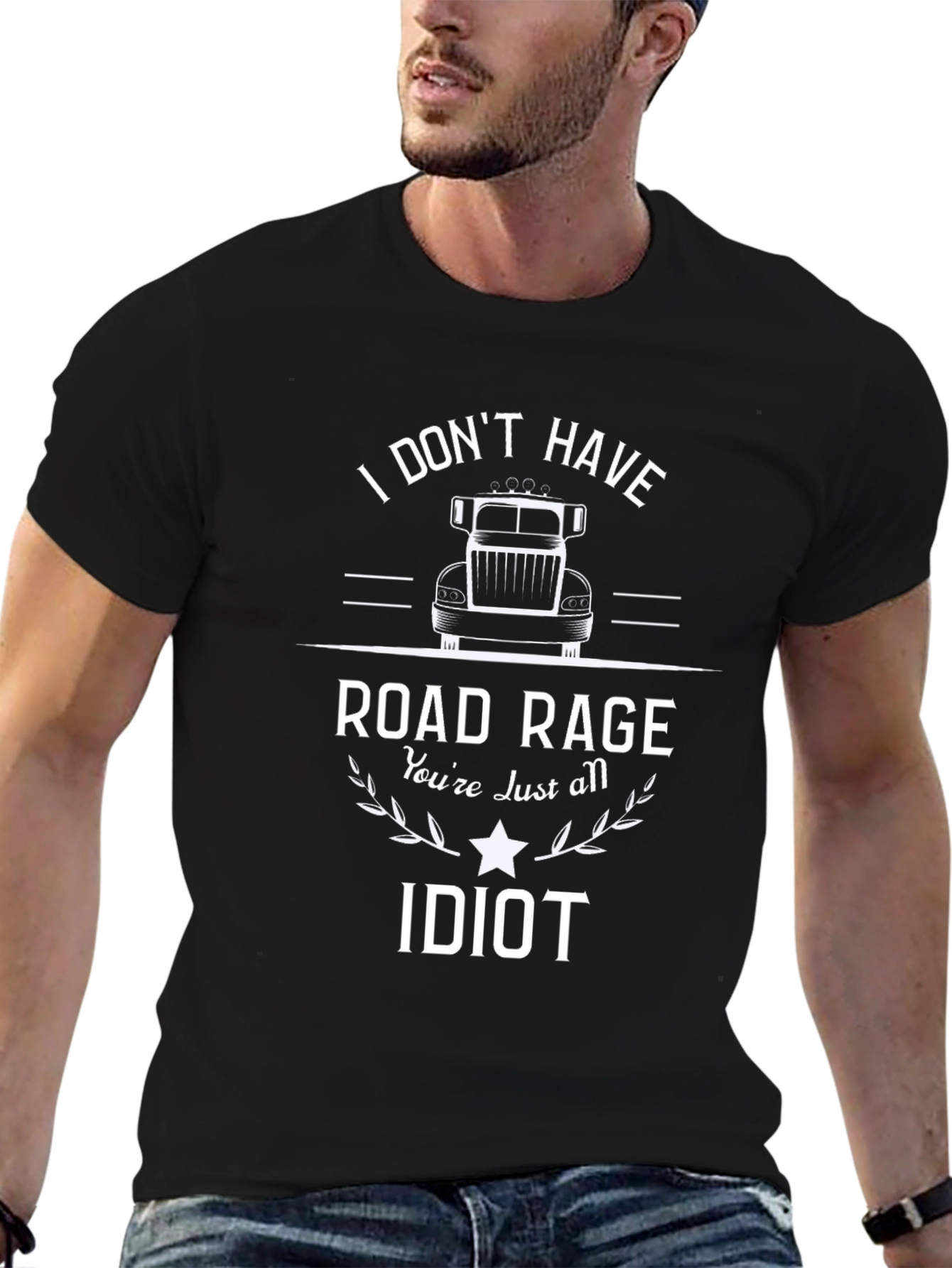 Road Rage Trucker T-Shirt - Funny Sarcastic Tee