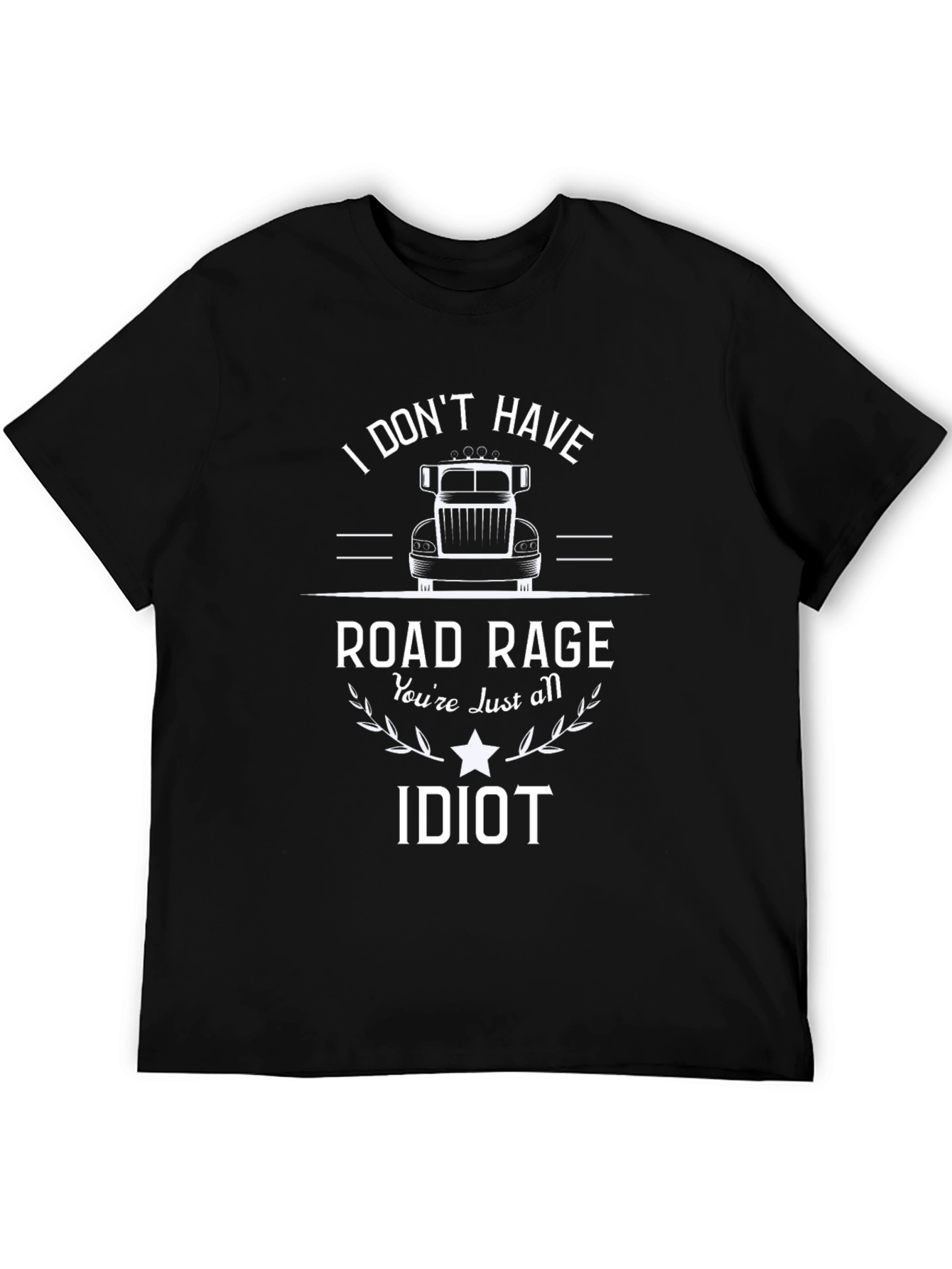 Road Rage Trucker T-Shirt - Funny Sarcastic Tee