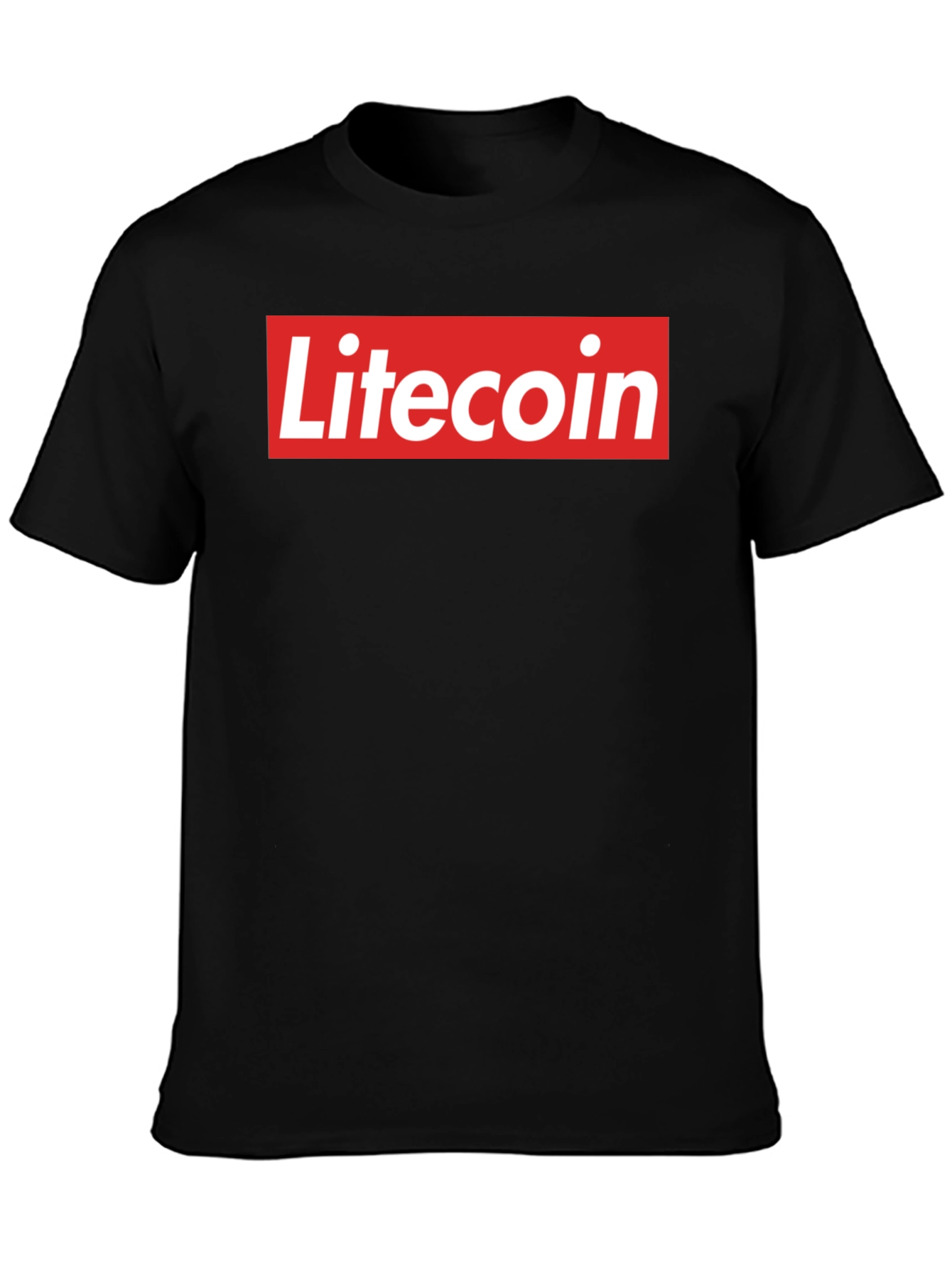 Litecoin Logo Graphic Tee - Crypto Fan T-Shirt