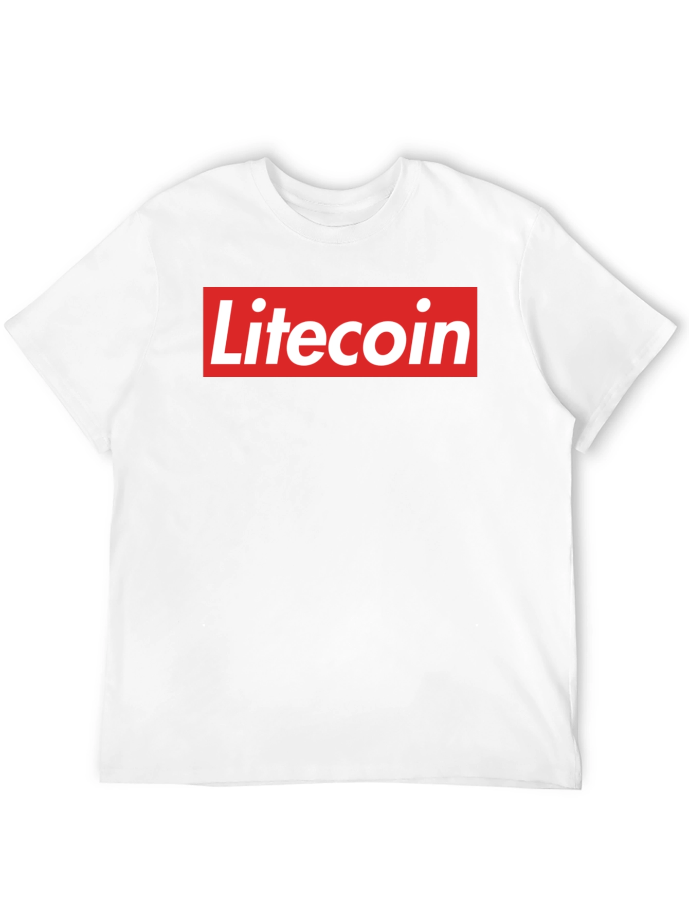 Litecoin Logo Graphic Tee - Crypto Fan T-Shirt