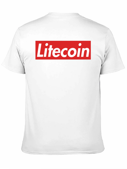 Litecoin Logo Graphic Tee - Crypto Fan T-Shirt