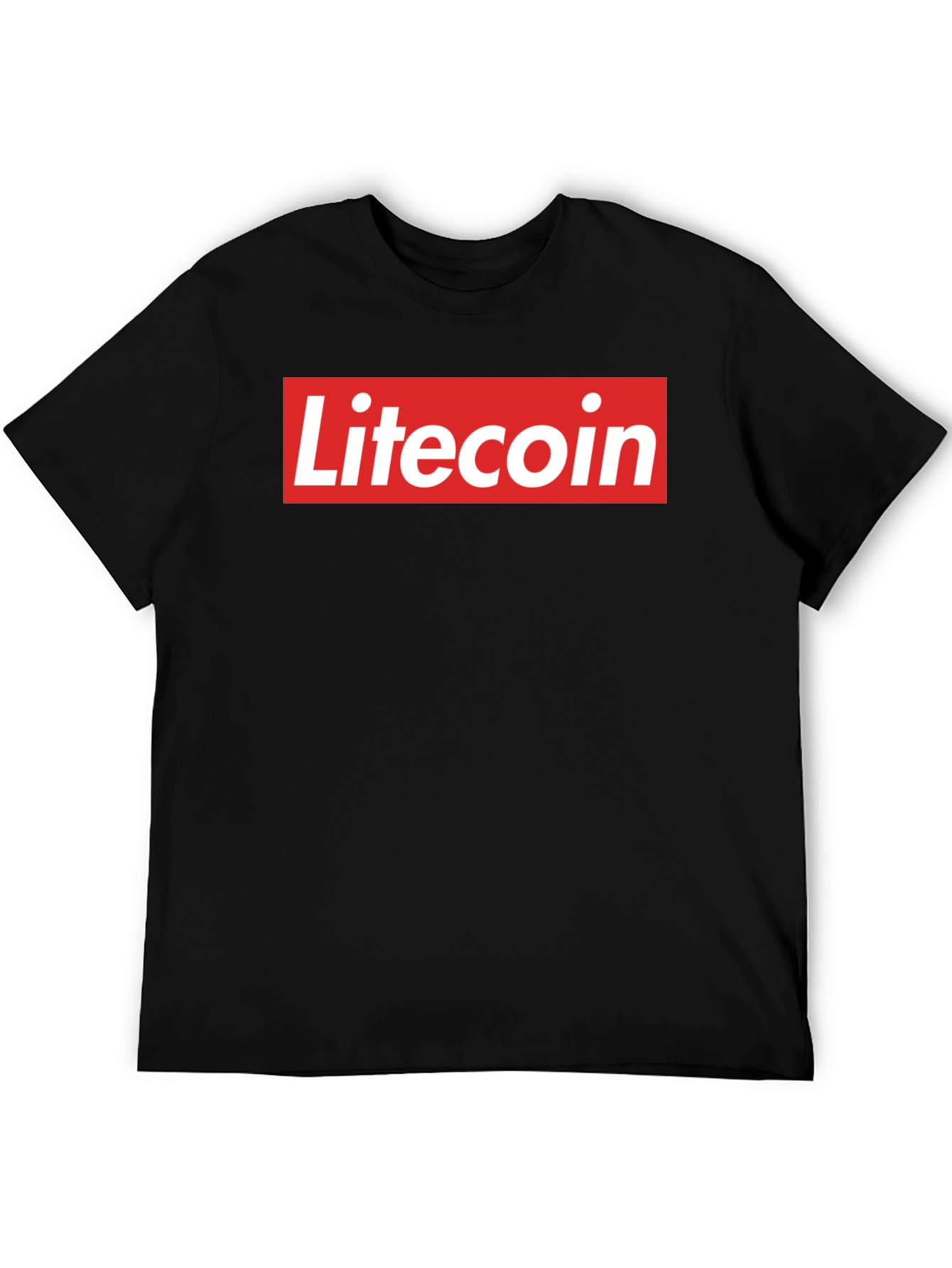 Litecoin Logo Graphic Tee - Crypto Fan T-Shirt