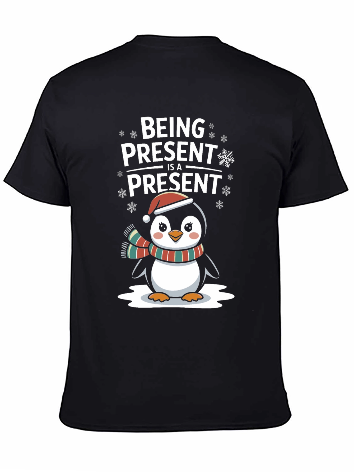 Festive Penguin Holiday T-Shirt