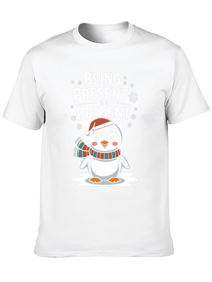 Festive Penguin Holiday T-Shirt