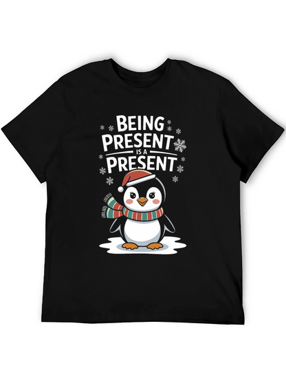 Festive Penguin Holiday T-Shirt
