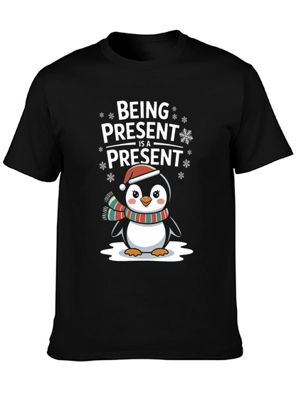 Festive Penguin Holiday T-Shirt