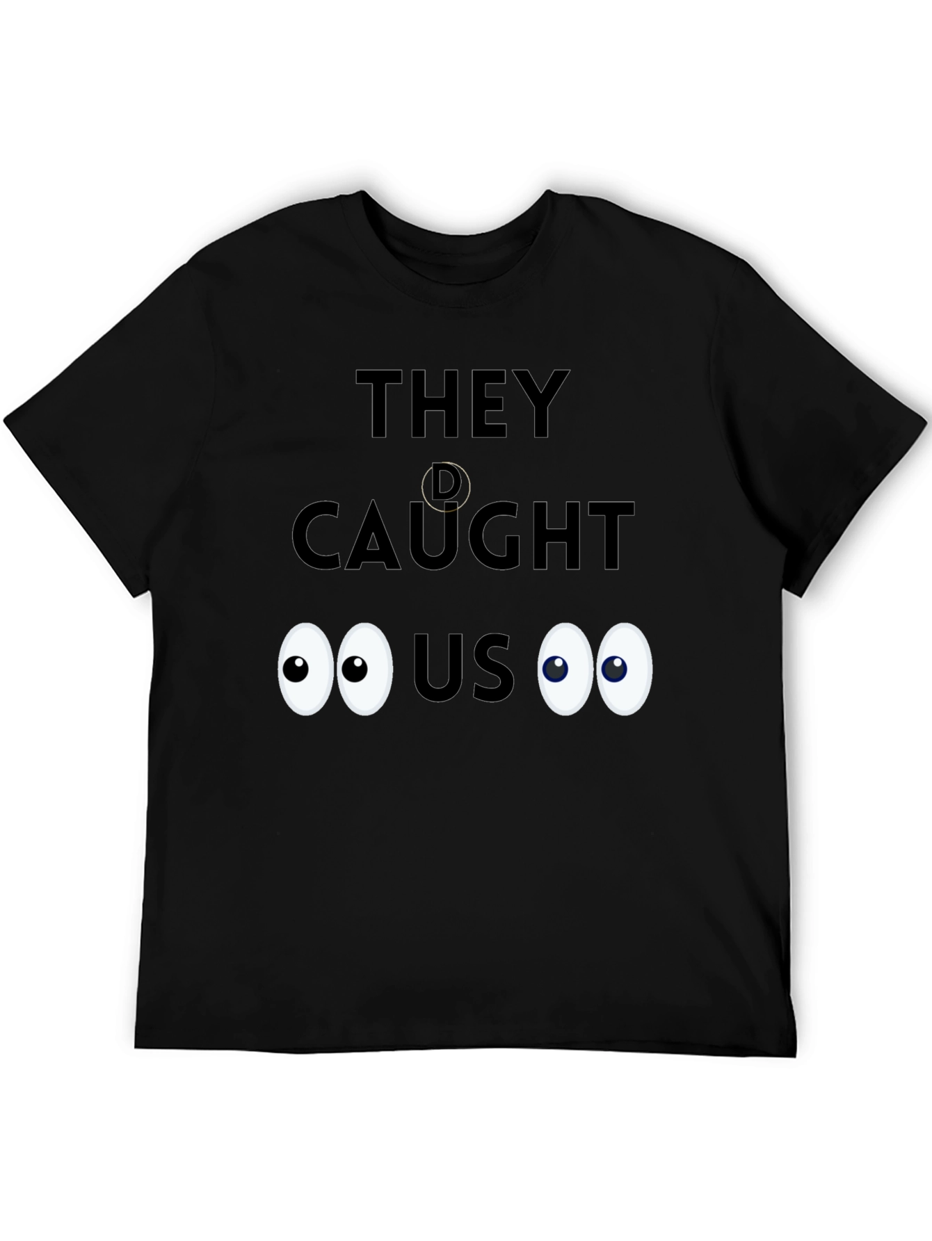 Caught! Novelty Graphic Tee - Soft Cotton Blend