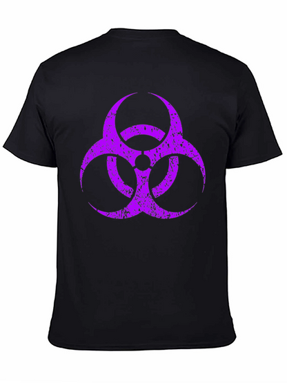 Biohazard Symbol Graphic T-Shirt