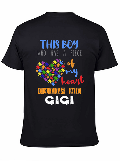 Autism Awareness This Boy Calls Me Cici T-Shirt