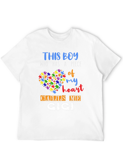 Autism Awareness This Boy Calls Me Cici T-Shirt