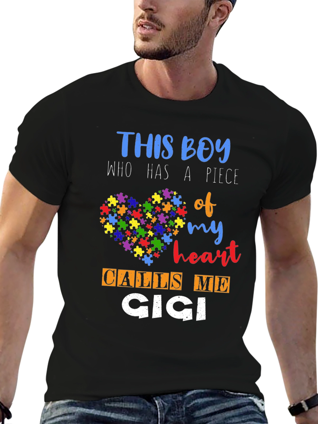 Autism Awareness This Boy Calls Me Cici T-Shirt