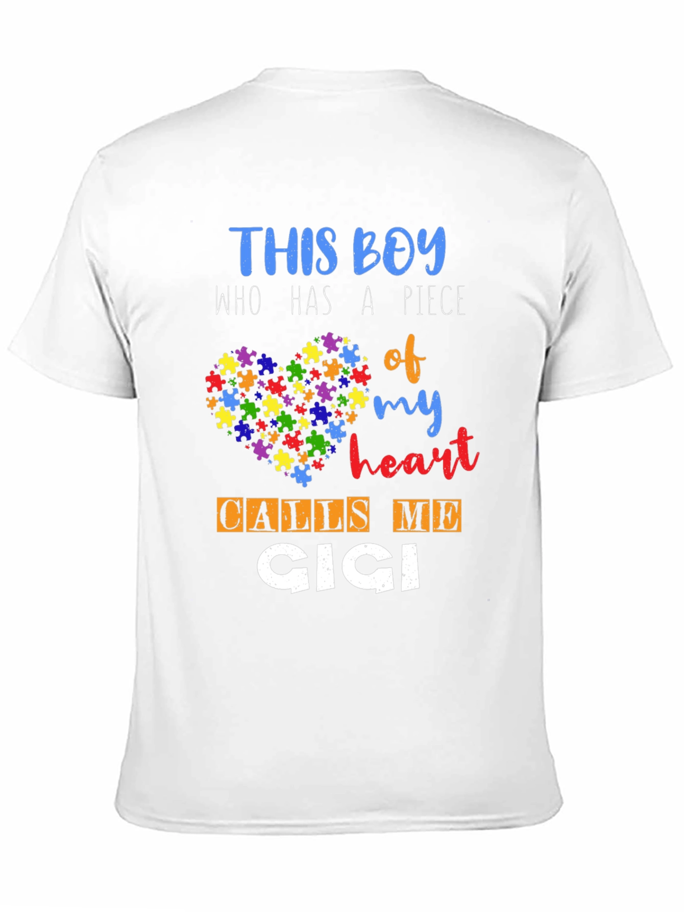 Autism Awareness This Boy Calls Me Cici T-Shirt