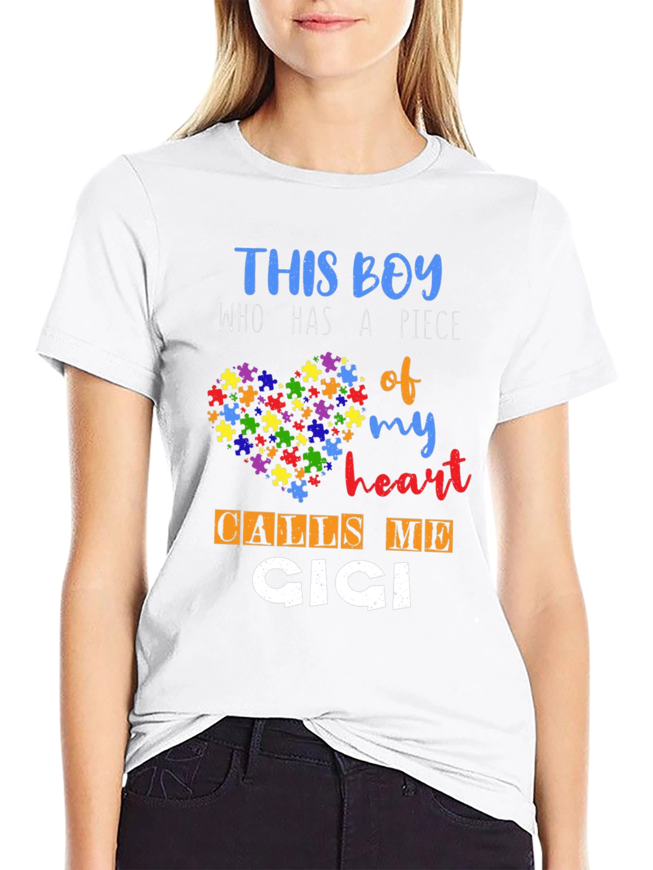 Autism Awareness This Boy Calls Me Cici T-Shirt
