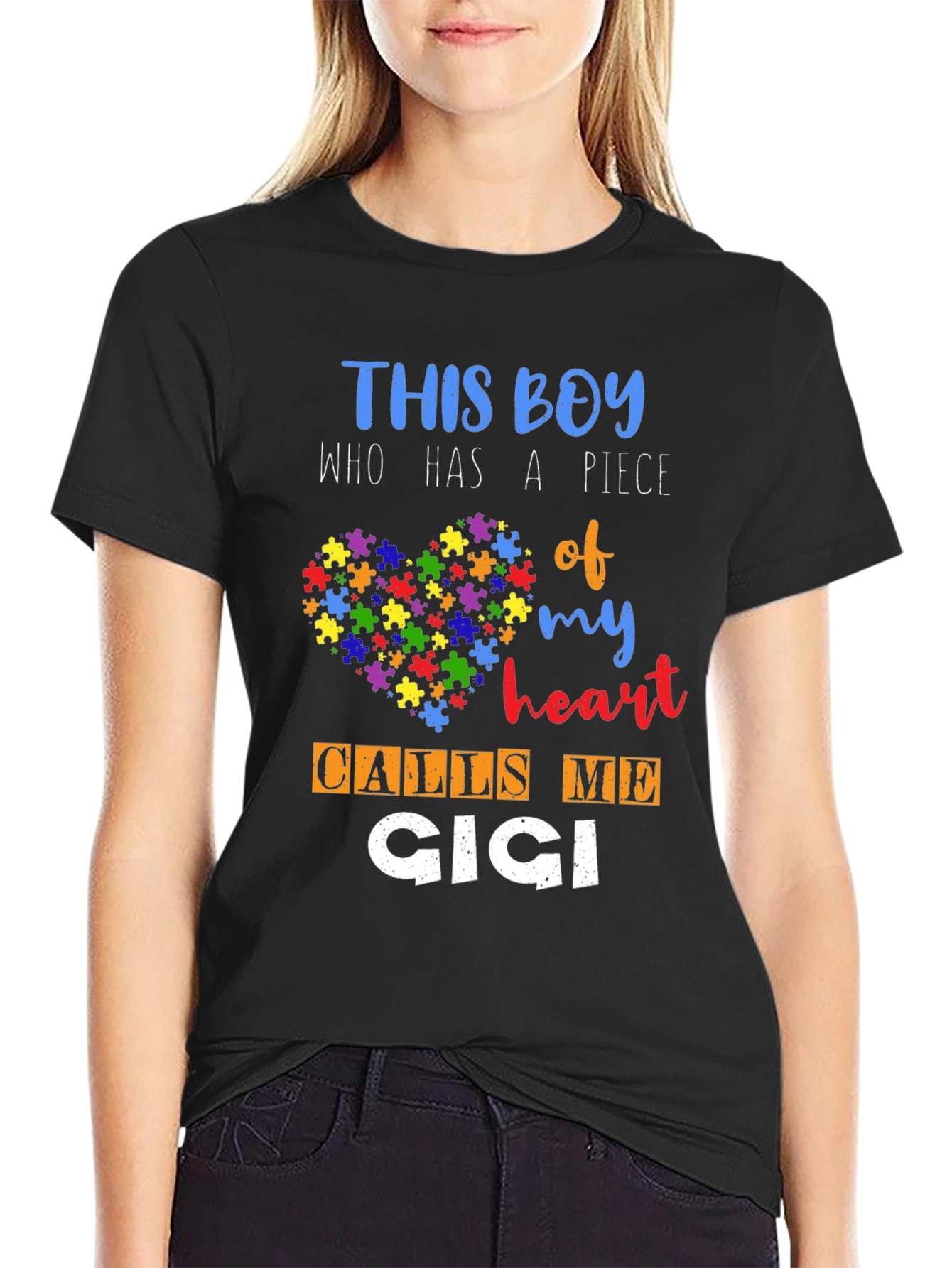 Autism Awareness This Boy Calls Me Cici T-Shirt
