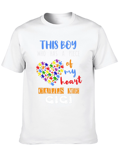 Autism Awareness This Boy Calls Me Cici T-Shirt