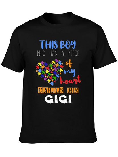 Autism Awareness This Boy Calls Me Cici T-Shirt