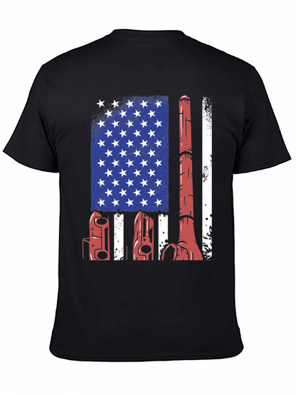 American Flag Welder T-Shirt