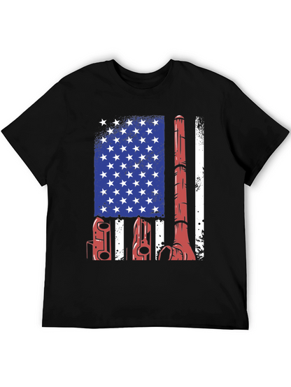 American Flag Welder T-Shirt