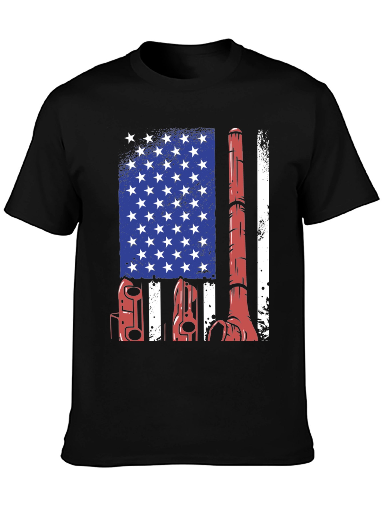 American Flag Welder T-Shirt