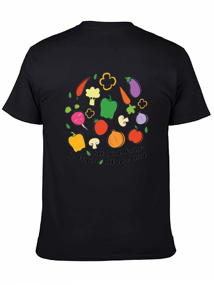 Go Vegan All Good Things Graphic T-Shirt