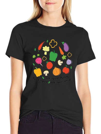 Go Vegan All Good Things Graphic T-Shirt