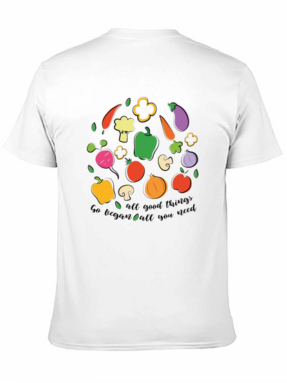 Go Vegan All Good Things Graphic T-Shirt