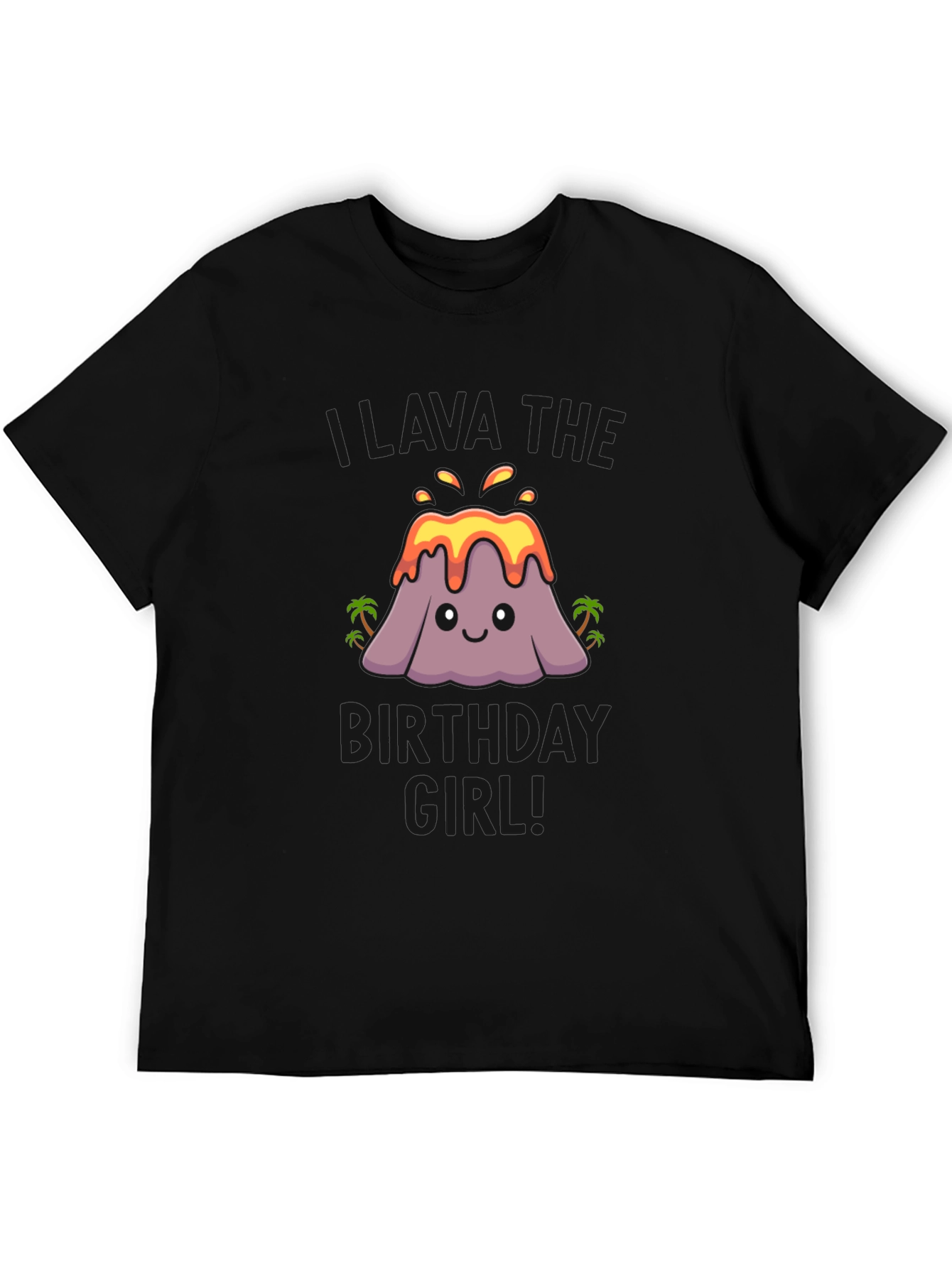 Volcano Birthday Girl T-Shirt