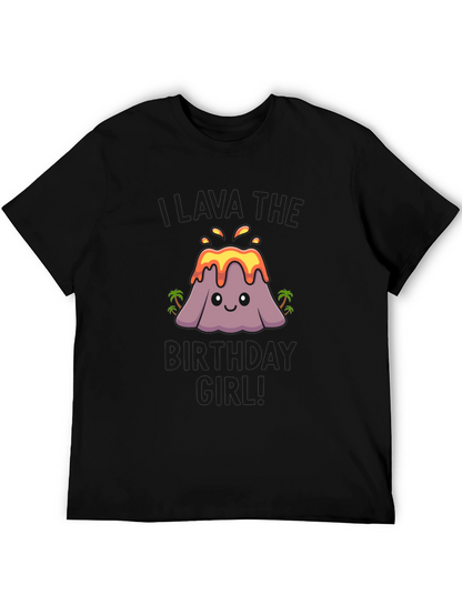 Volcano Birthday Girl T-Shirt