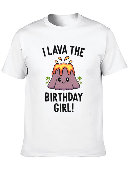 Volcano Birthday Girl T-Shirt