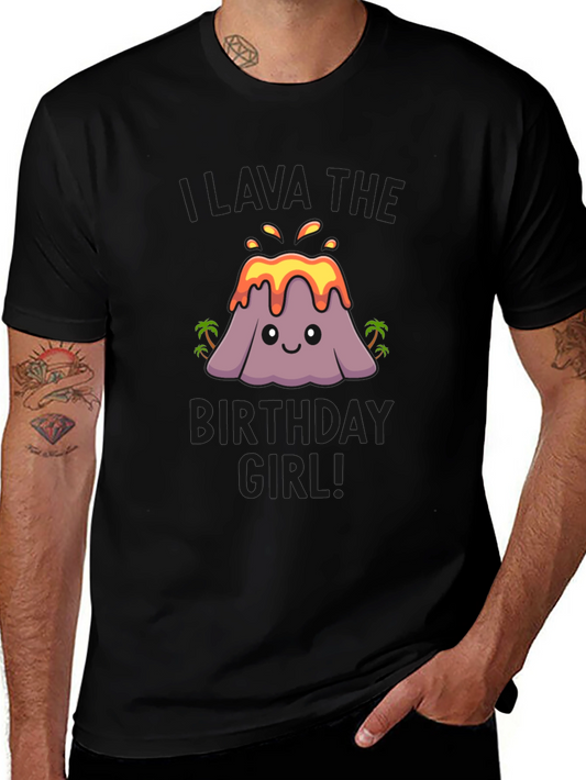 Volcano Birthday Girl T-Shirt