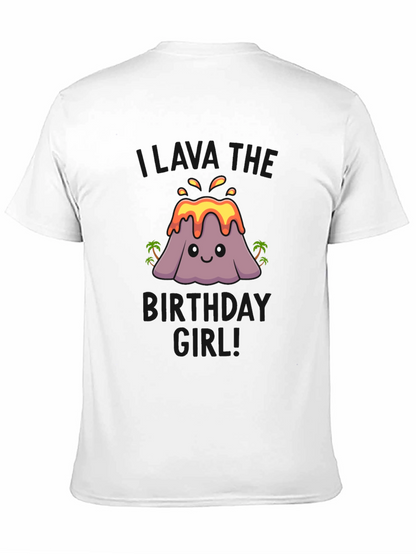 Volcano Birthday Girl T-Shirt