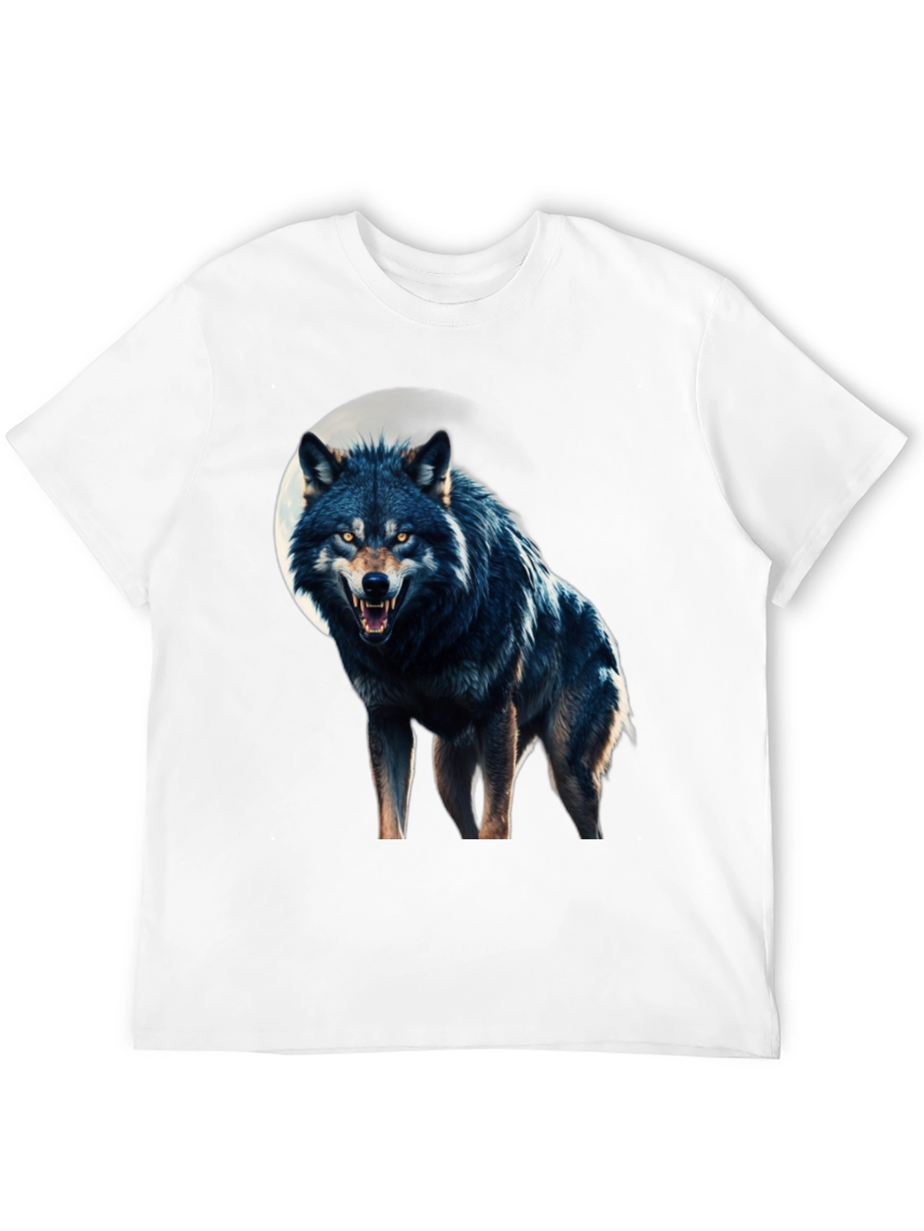 Wolf Moon Graphic Tee - Fierce Black T-Shirt