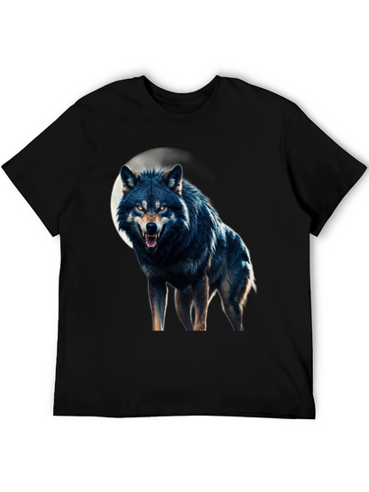 Wolf Moon Graphic Tee - Fierce Black T-Shirt