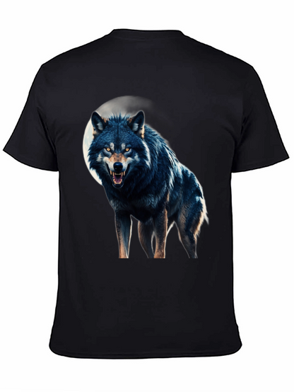 Wolf Moon Graphic Tee - Fierce Black T-Shirt