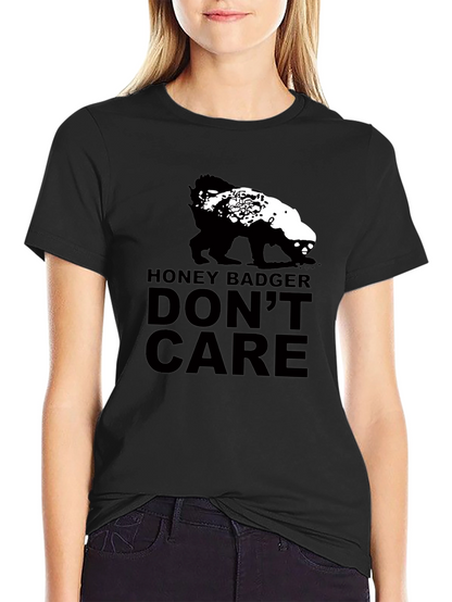 Honey Badger Dont Care Graphic Tee