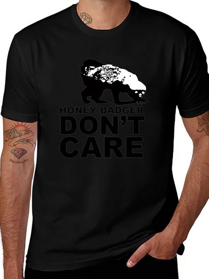 Honey Badger Dont Care Graphic Tee