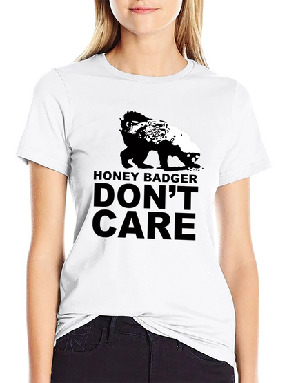 Honey Badger Dont Care Graphic Tee