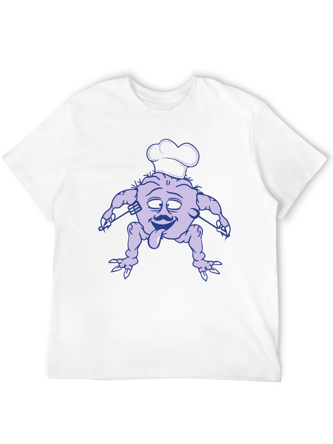 Chef Monster Graphic Tee - Black Cotton T-Shirt