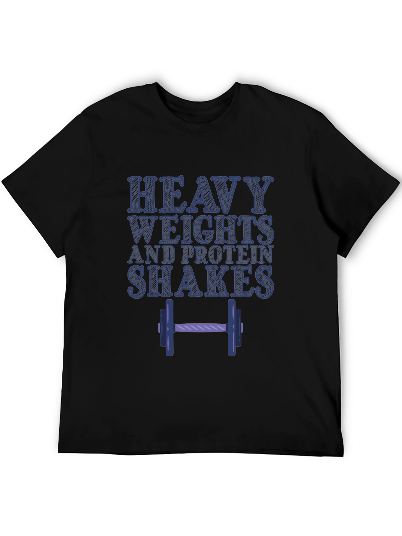 Heavy Weights & Protein Shakes Graphic T-Shirt