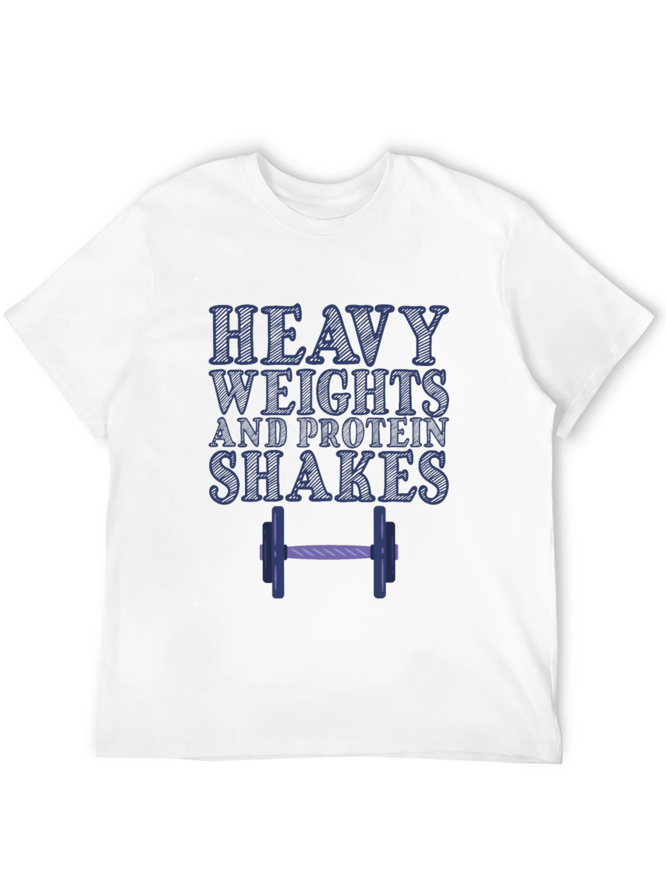 Heavy Weights & Protein Shakes Graphic T-Shirt