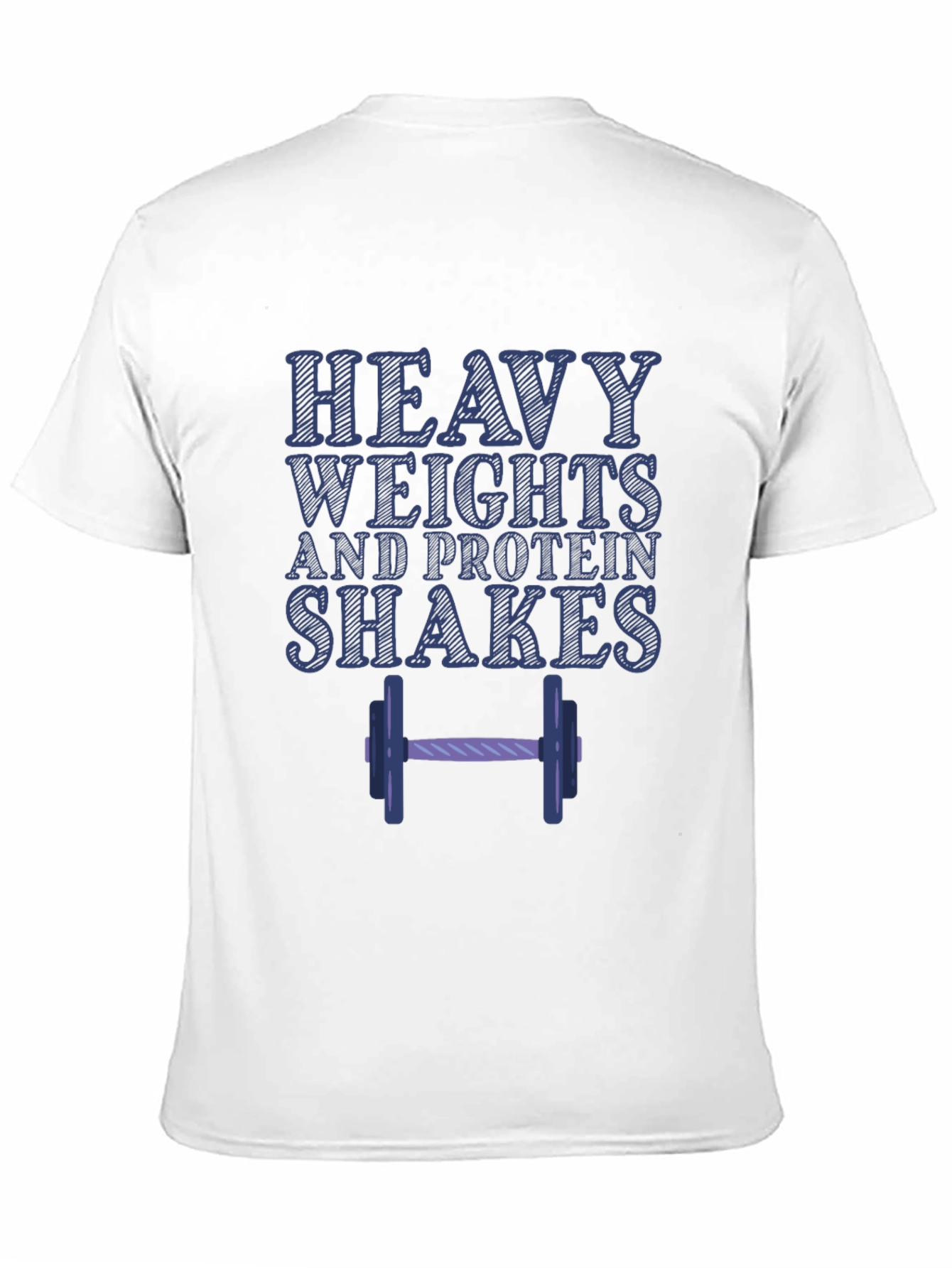 Heavy Weights & Protein Shakes Graphic T-Shirt
