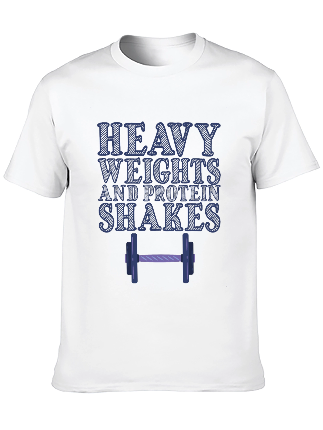 Heavy Weights & Protein Shakes Graphic T-Shirt