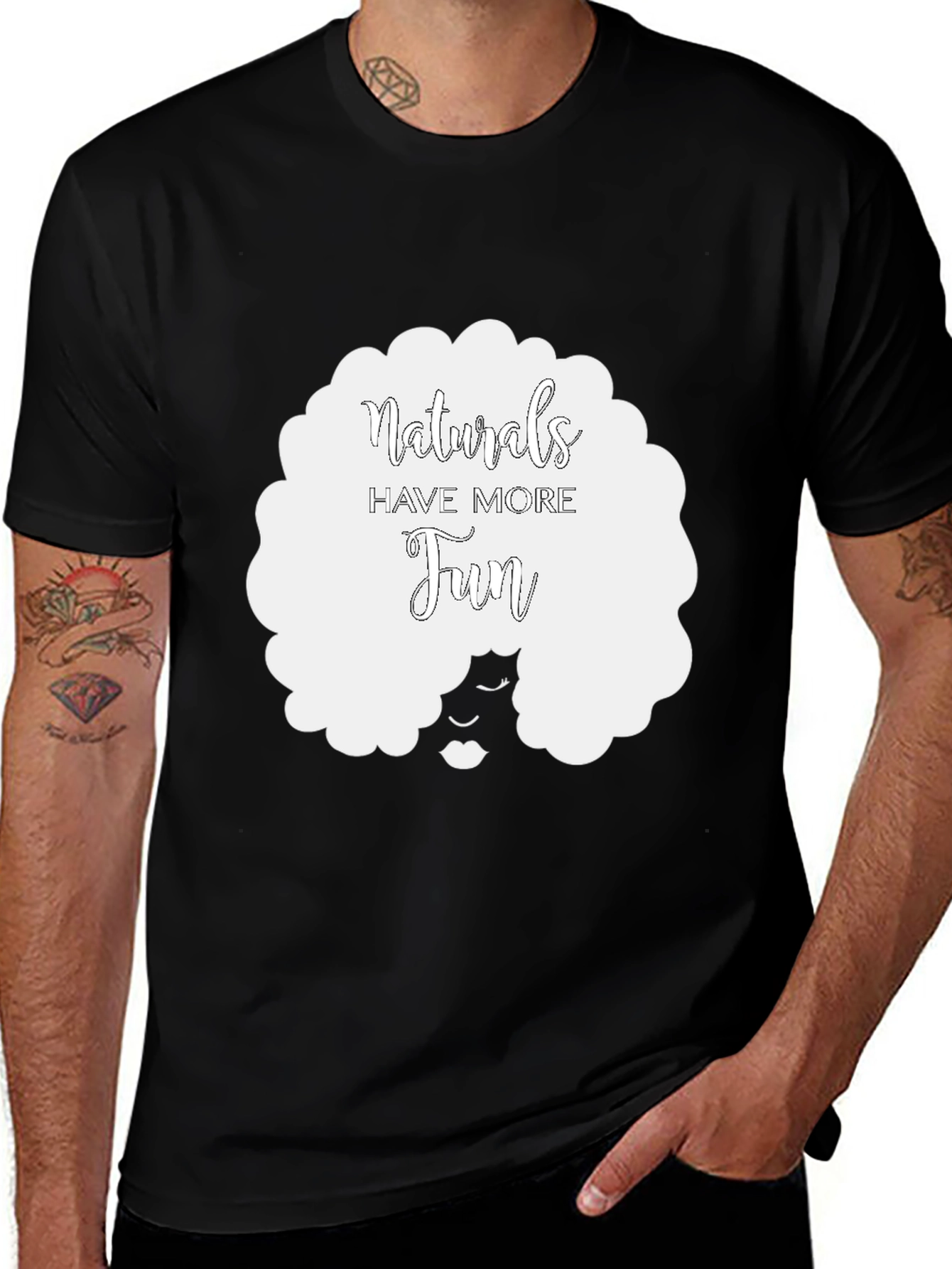 Natural Hair T-Shirt - Afro Queen Tee