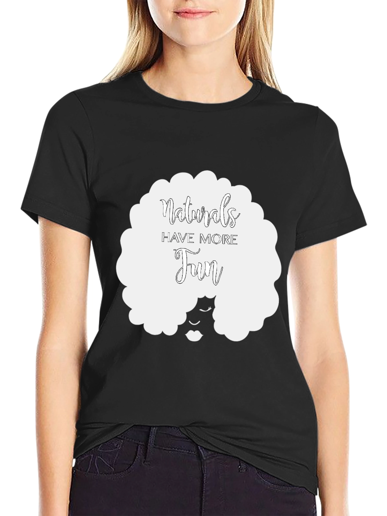 Natural Hair T-Shirt - Afro Queen Tee
