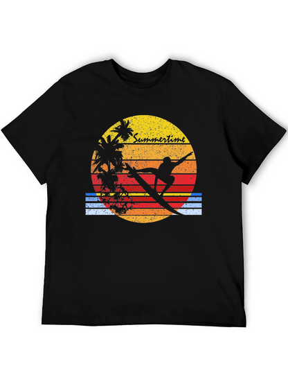 Retro Surfer Tee - Summertime Vibes