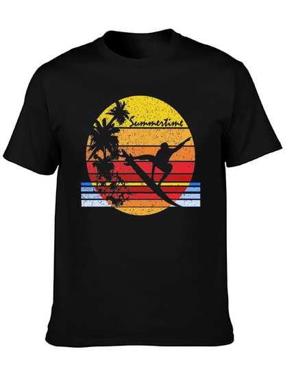 Retro Surfer Tee - Summertime Vibes